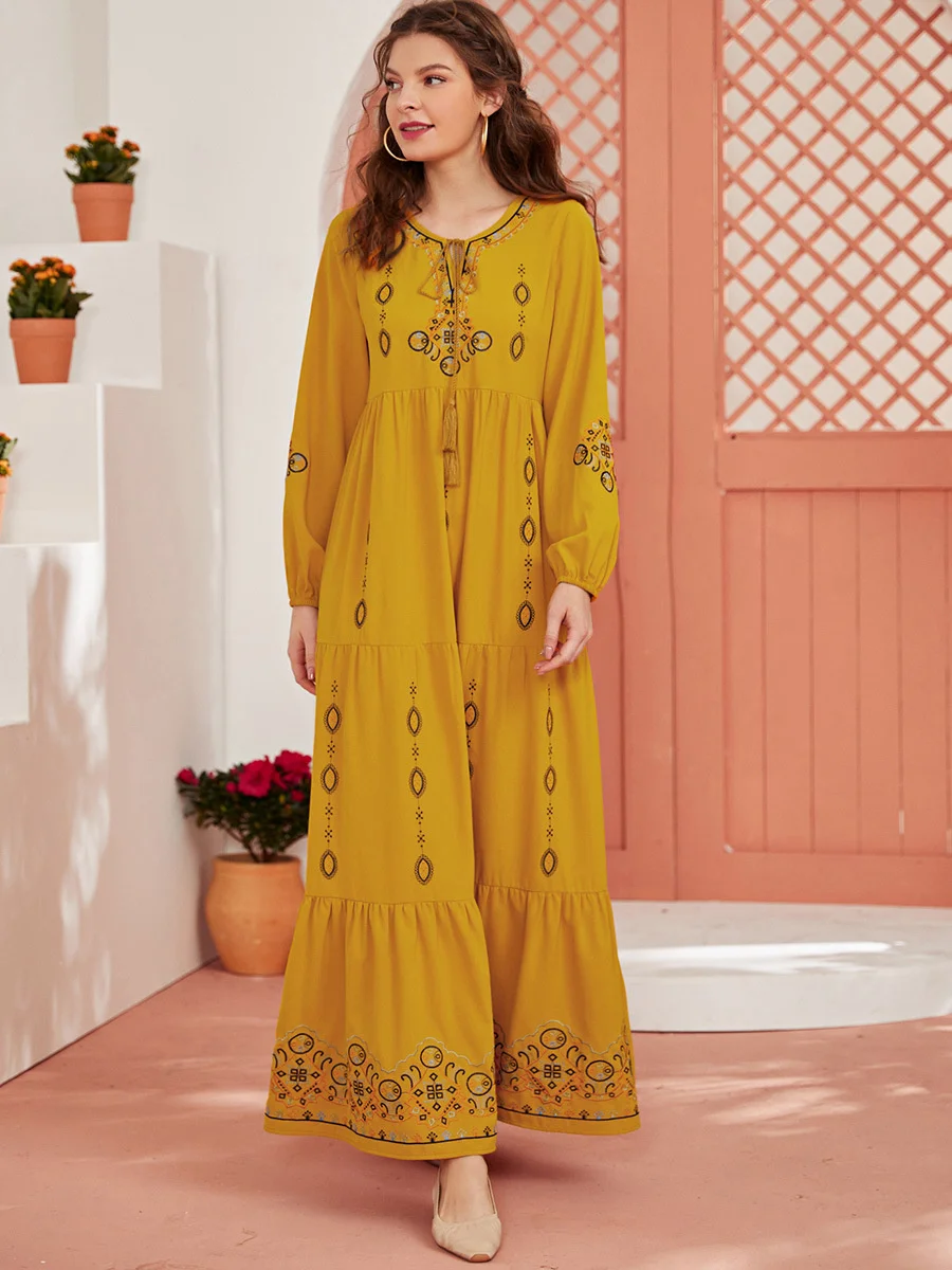 

Абайи из дубай, Турция арабский хиджаб мусульманское платье Исламская одежда Вечерние платья S для женщин роковой, Длинное нарядное платье ...