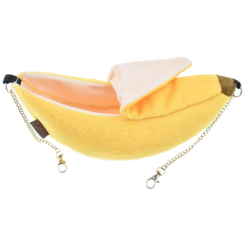 

Pet Banana Bed Hamster Bed House Hammock Small Animal Bed House Cage Nest Hamster Accessories