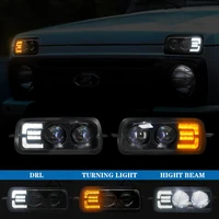 for lada niva 4x4 1995 led tail lights with running turn signal light reversing waterproof led day time running light