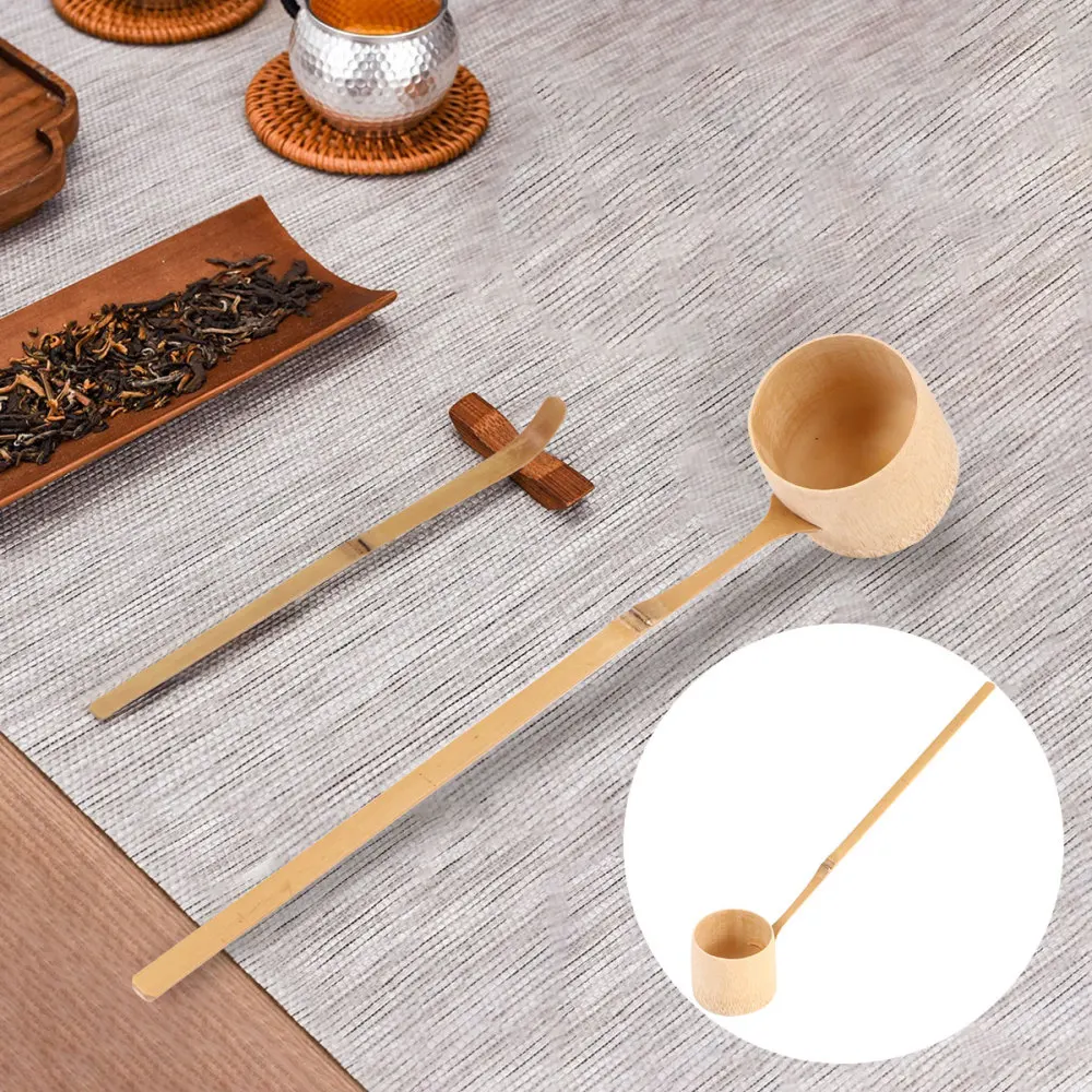 

1pc Natural Bamboo Japanese Water Ladle Water Bailer Dipper Spoon