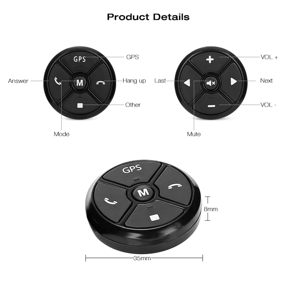 1 пара универсальный переключатель на руль автомобиля 4 кнопки | Автомобили и