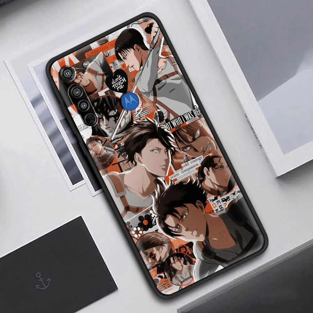 

Anime Japanese Attack On Titan Phone Case for Motorola G Stylue G10 G30 G8 G9 Play Lite One Fusion Hyper Power E6S Edge Plus