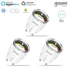 Tuya 15A дистанционного Управление Wi-Fi Смарт-Мощность гнездо Беспроводной таймер переключатель штепсельная вилка европейского стандарта Gosund Wi-Fi мини-розетка Поддержка Alexa Google