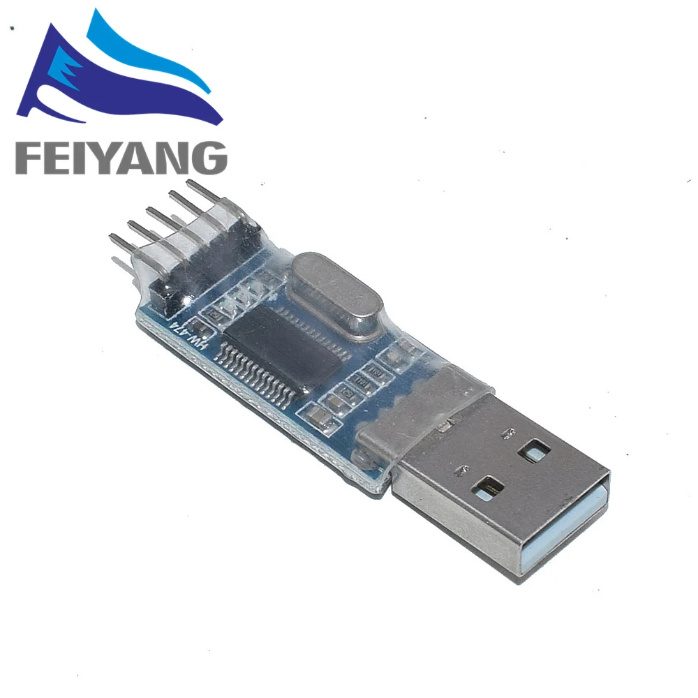 Модуль адаптера преобразователя PL2303 PL2303HX/PL2303TA USB в RS232 TTL с пыленепроницаемой