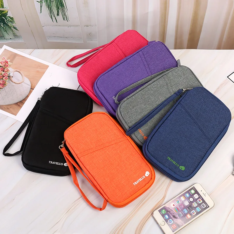quality travel document storage bag wallet passport ID ticket flight credit card package box passport package