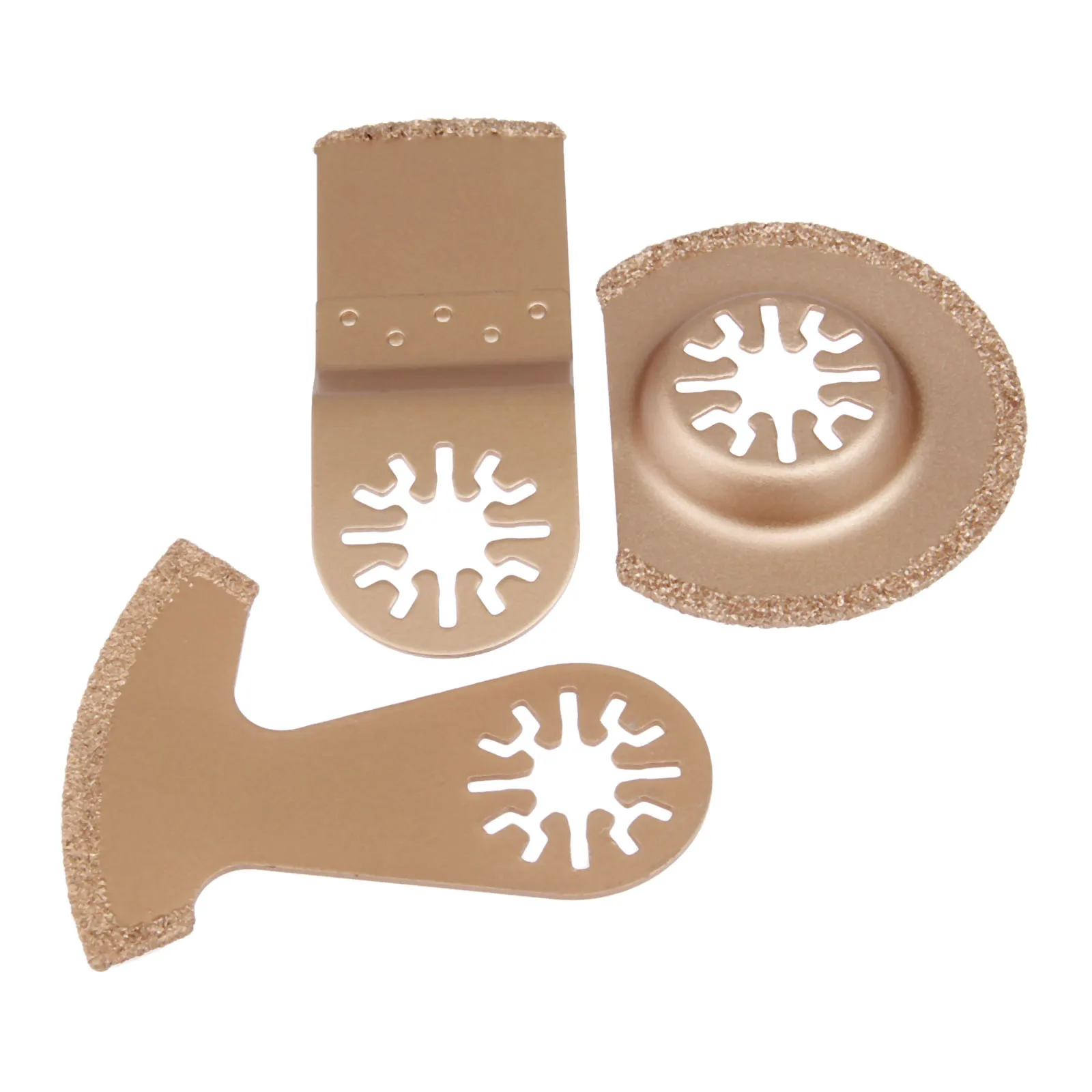 Dophee 3 шт. Осциллирующий многофункциональный инструмент алмазный карбидный