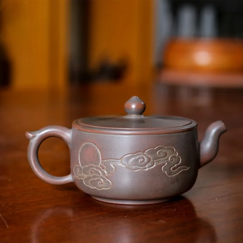 

BOERNA 150 мл глина кунг-фу ча-нисин Китайская керамика чайный горшок Чистый органический чайный набор чашка светильник чайник для Пуэра с подар...