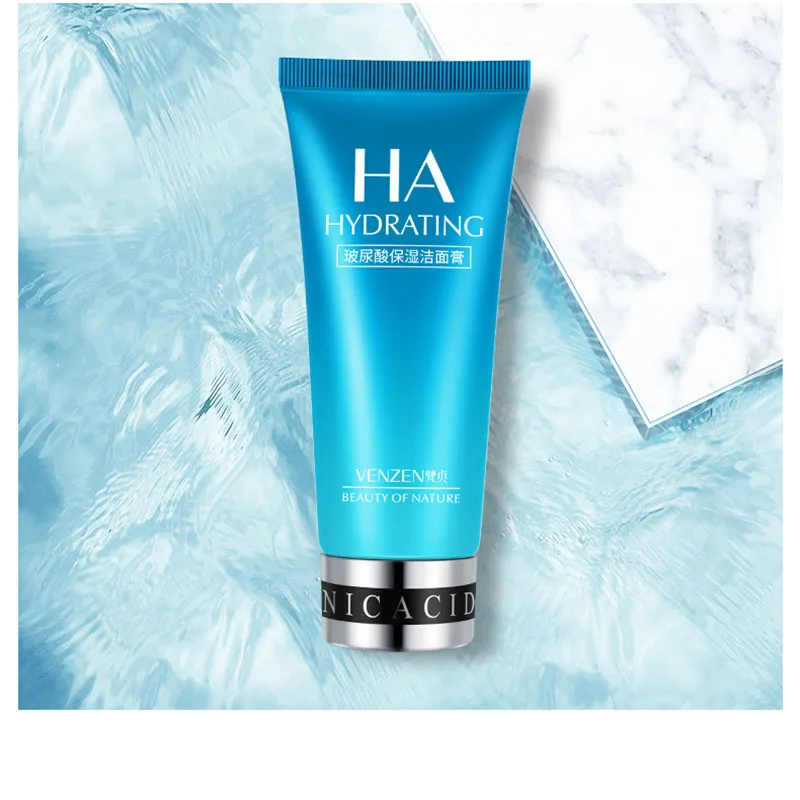 Гиалуроновая кислота Увлажняющий очищающий крем для лица глубокое очищение
