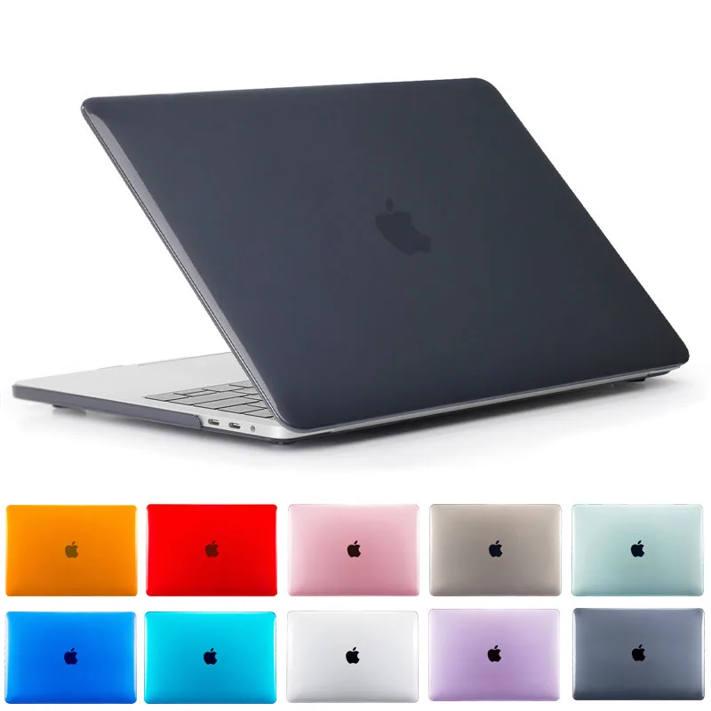 Новый прозрачный Кристальный чехол для Apple Macbook Air Pro Retina 11 12 13 15 ноутбука сумка Mac