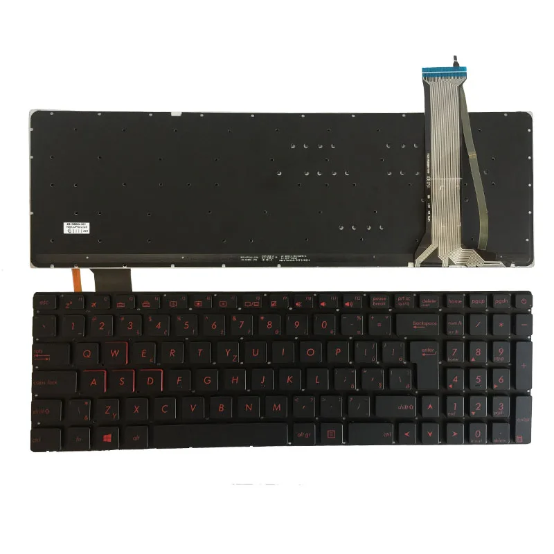 Чешская клавиатура для ASUS GL551 GL551J GL551JK GL551JM GL551JW GL551JX CZ Клавиатура ноутбука с