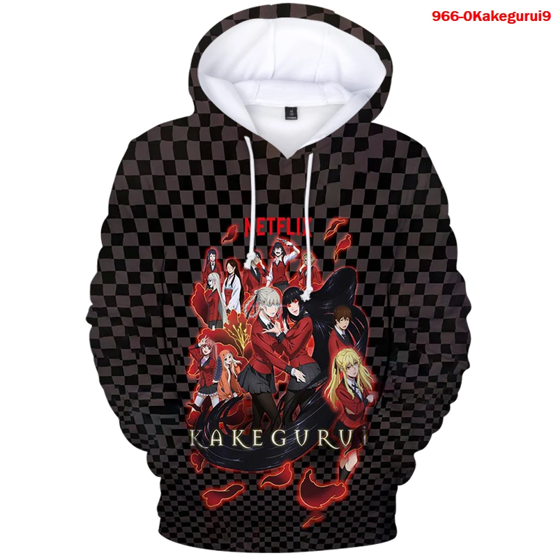 

Men's Hoodies Kakegurui Compulsive Gambler 3d Print Hooded Sweatshirts Kakegurui Hoodie Boys Sweatshirt Harajuku Anime Hoodies