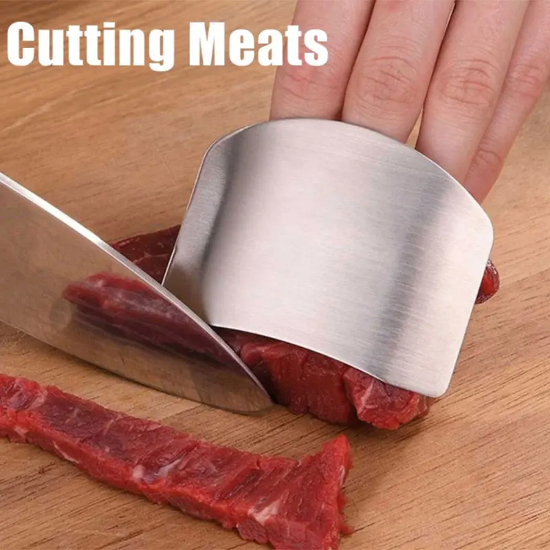 

Stainless Steel Finger Guard 5/10PCS Kitchen Finger Protector For Dicing and Slicing Kitchen Supplies MAZI888