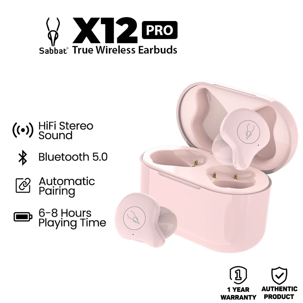 TWS-наушники Sabbat X12 Pro с поддержкой Bluetooth 5 0 и силиконовым чехлом | Электроника