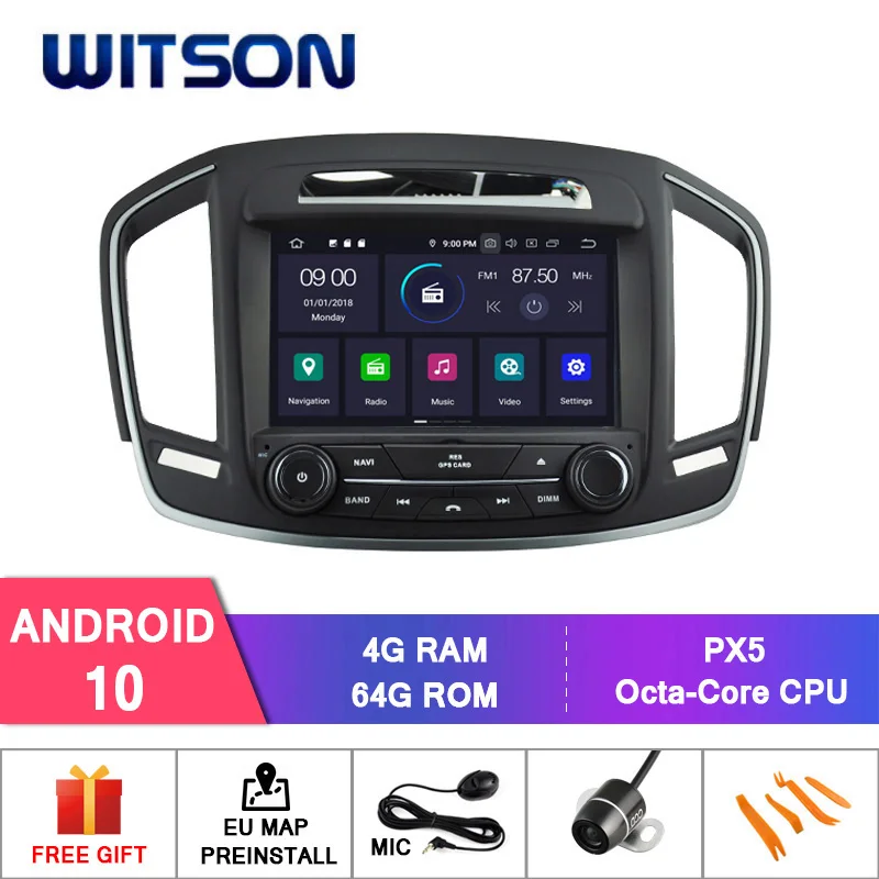 WITSON Android 10 0 IPS HD экран для OPEL INSIGNIA 2014 Автомобильный DVD GPS стерео 4 Гб RAM + 64 FLASH 8 Octa Core