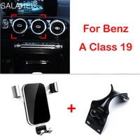 mobile phone holder for mercedes benz 2019 a class w177 a180 a200 dashboard mount gps phone holder clip clamp stand in car