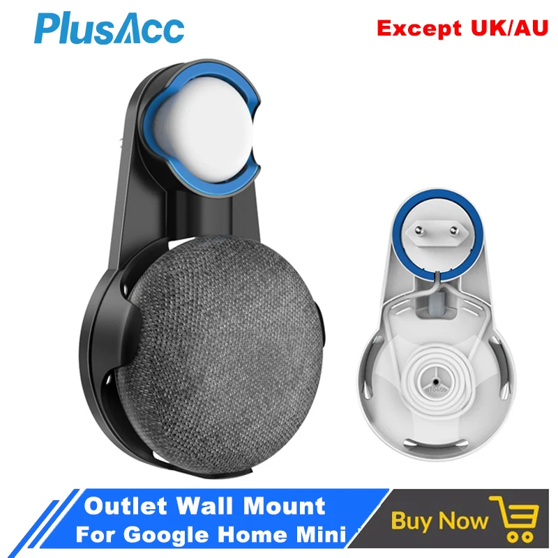 Настенное мини крепление для Google Home с выходом управления кабелем Подвесная