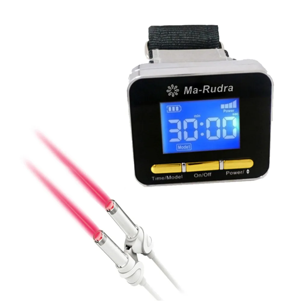 

Diabetic Watch Laser Therapy Wrist Low Frequency Diabetes Hypertension Cholesterol Treatment Diode LLLT Watch Laser Therapy