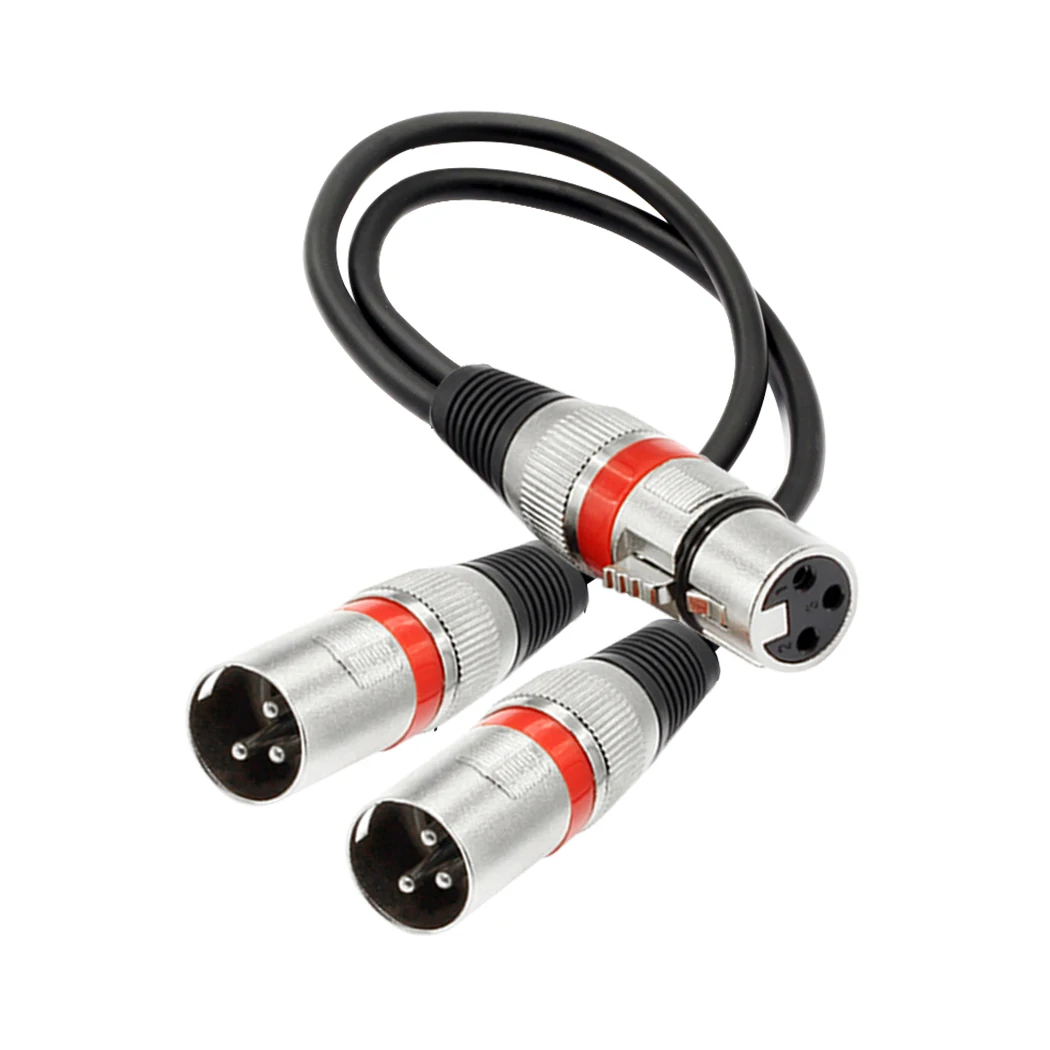 Jorinдо 0 3 м/футов XLR гнездовой к двойному Штекерный аудиокабель 3-отверстие 2 XLE