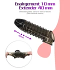 Рукав для пениса Регулируемый силиконовый фаллоимитатор кольцо многоразовый презерватив-удлинитель пениса длительная задержка помощь эрекция секс-игрушки магазин для мужчин