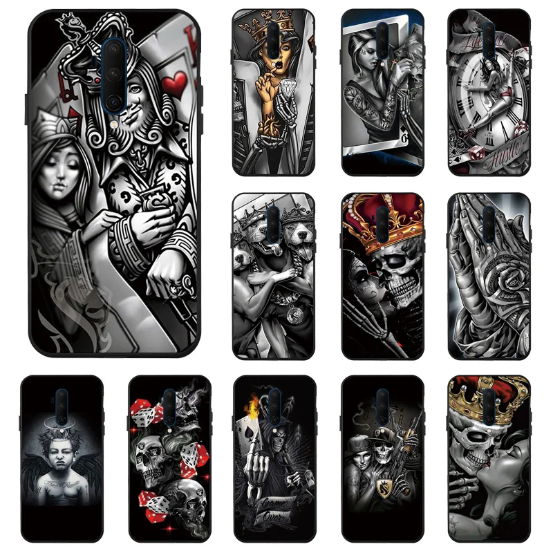 

Grim Reaper Skull Skeleton Phone Case For Oneplus 9 8 Pro Case On Oneplus9 8 7 7T Pro 8T Nord N100 Case Cover One Plus 6 T Funda