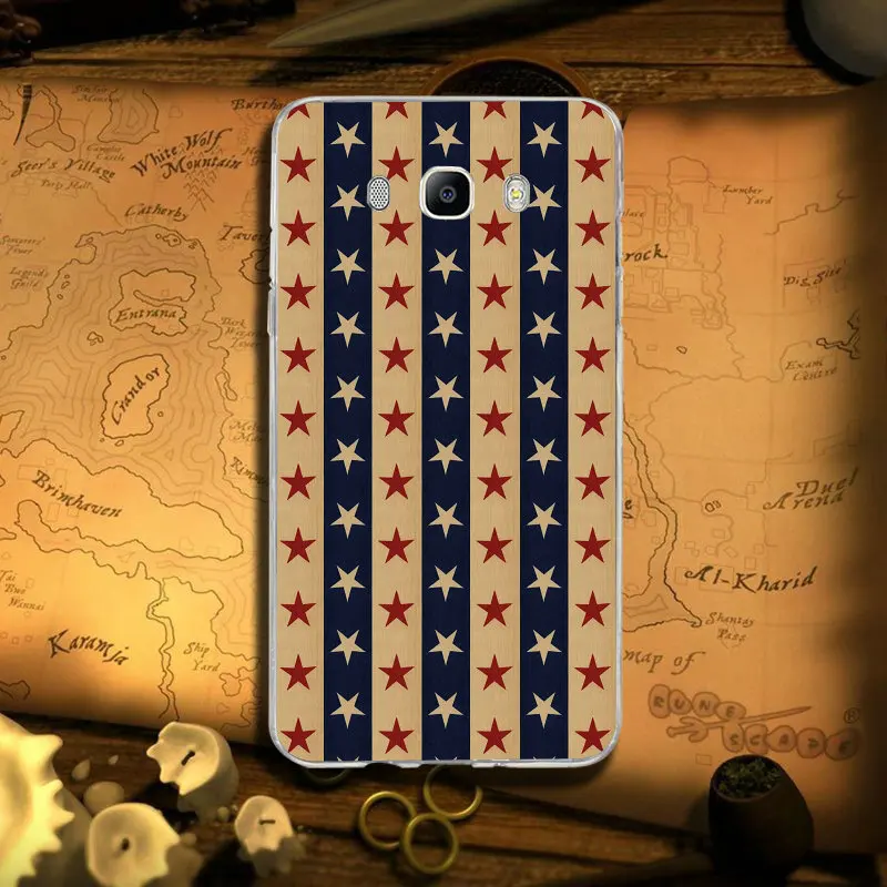 Чехлы для Samsung Galaxy Note 4 5 8 9 10 A10 A20 A30 A40 A50 A60 A70 A80 A90 M10 M20 M30 с американским флагом в стиле винтаж.