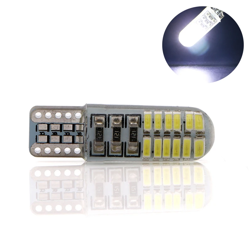 T10 4014 W5W Canbus 194 168 24 SMD авто внутренсветильник без ошибок зазор светодиодный