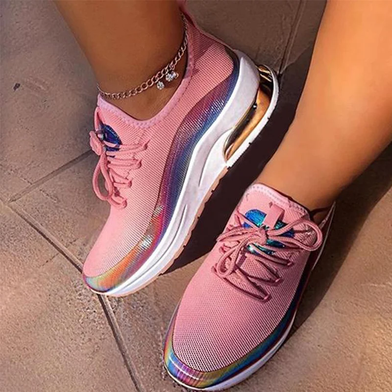 2020 новые модные кроссовки на шнуровке женские повседневные весенние и осенние