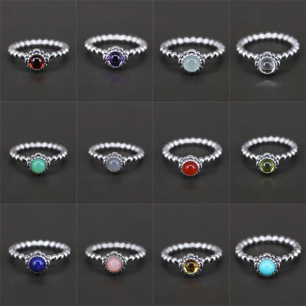 Великолепные составные кольца Charmily в виде цветка на день рождения серебряные