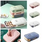 Контейнер для яиц на холодильник, пластиковые контейнеры для хранения яиц на кухне, ящик-органайзер, цветные коробки для удобства, Новинка