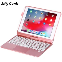 Bluetooth клавиатура Jelly Comb с подсветкой вращающаяся на 9 7