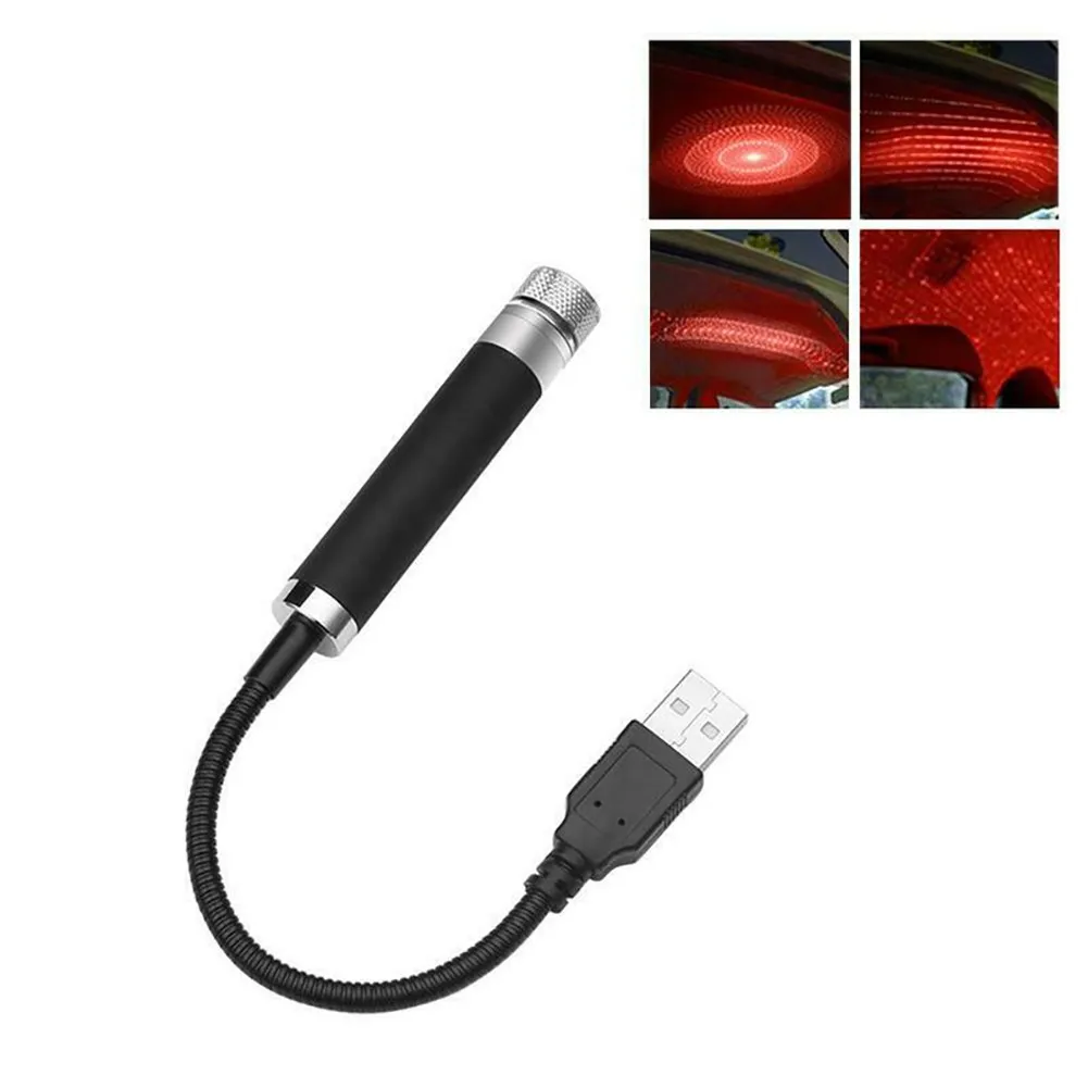 

4 In 1 Atmosphere Light Starry ABS Car Easy To Use Home Interior Ambient