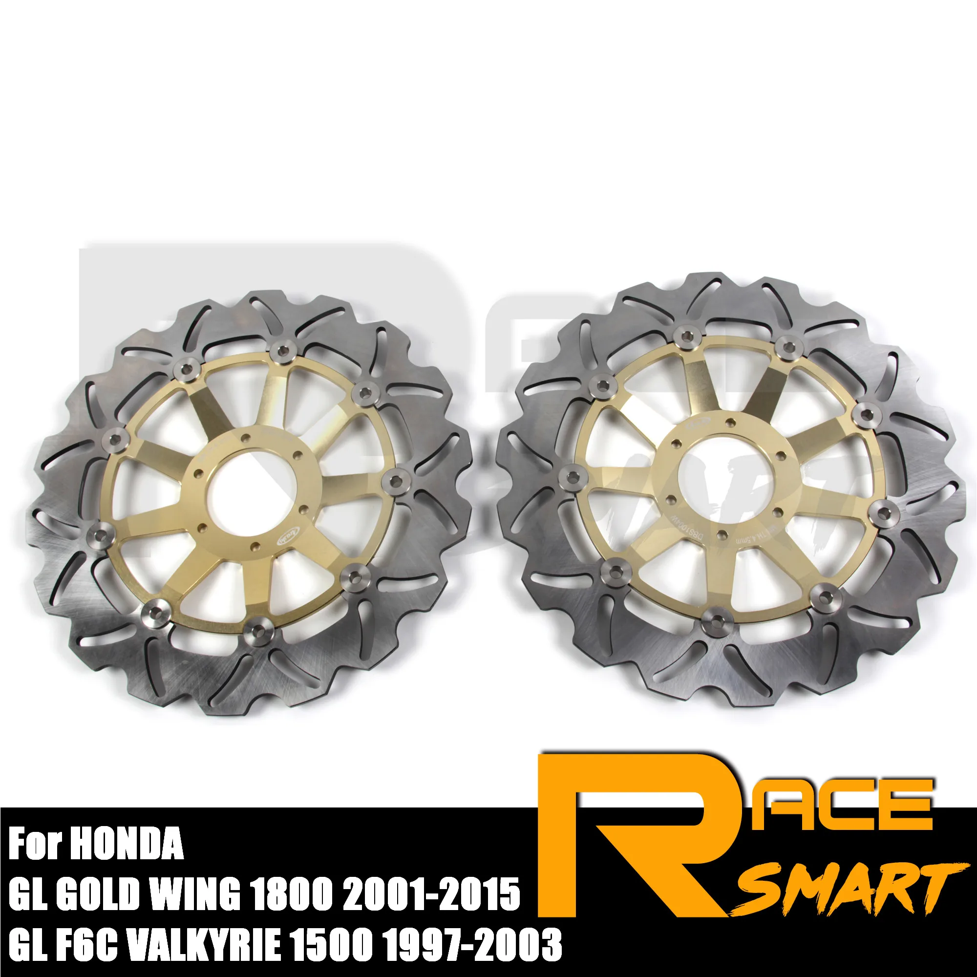 1 пара передние тормозные диски роторы для HONDA GL GOLD WING 1800 2001 - 2017 GOLDWING-1800 2002 2003 04 05 06 07