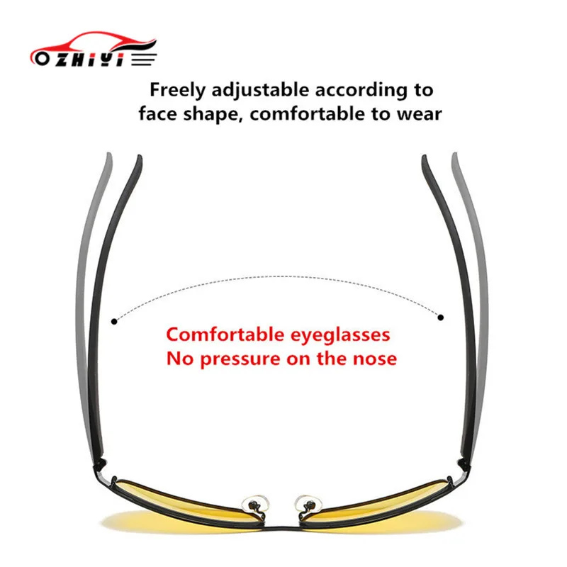 ZHIYI Ретро прямоугольные солнцезащитные очки для рыбалки поляризованные ночного