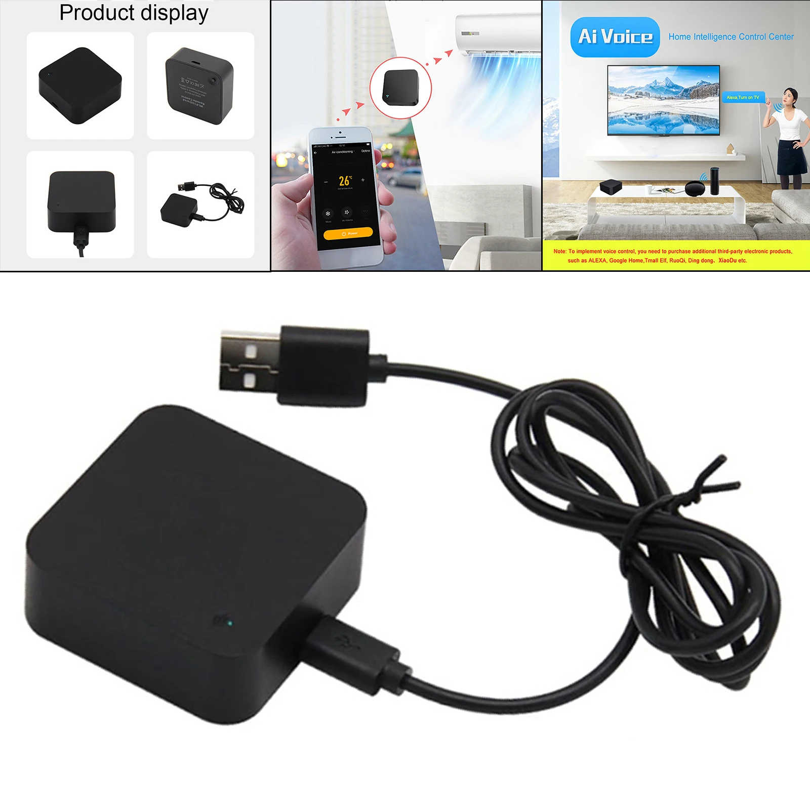 

Mini Body Smart IR Remote Control for Air Conditioner, "Mini" Step to a Smart Home