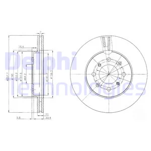 

DELPHI BG4148C DISK 04 JAZZ-CITY ON 1.2-1.4 "COATED