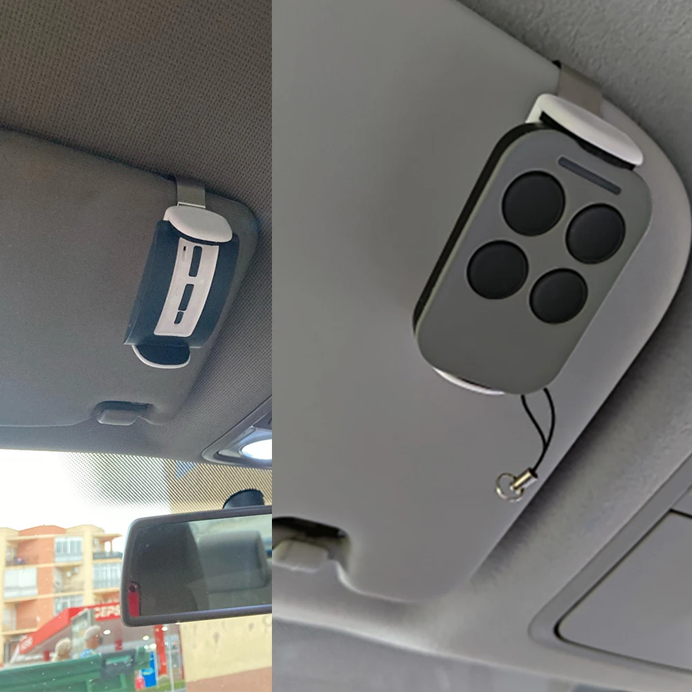 

Newest Adjustable Car Sun Visor Clip 46mm-70mm Garage Door Remote Control Car Key Fob Remote Clamp Bracket