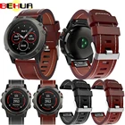 Ремешок для умных часов Garmin Fenix 6X5X5X Plus33HR, кожаный, 26 мм