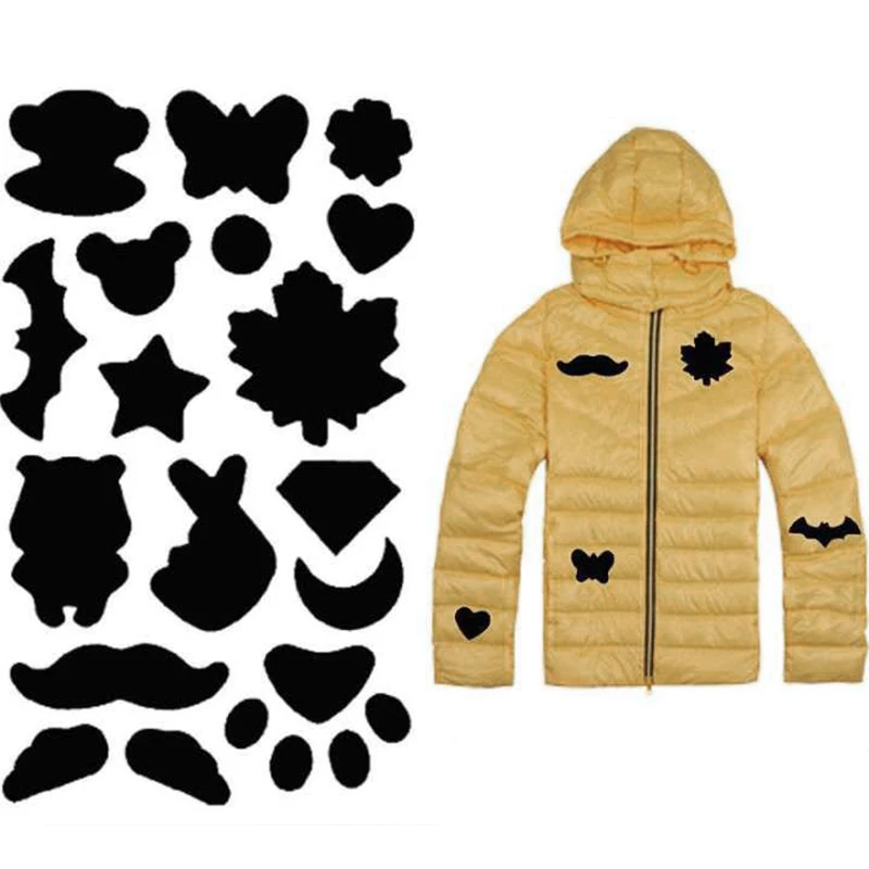 Красочные самоклеящиеся наклейки на пуховик ремонт отверстий водонепроницаемые