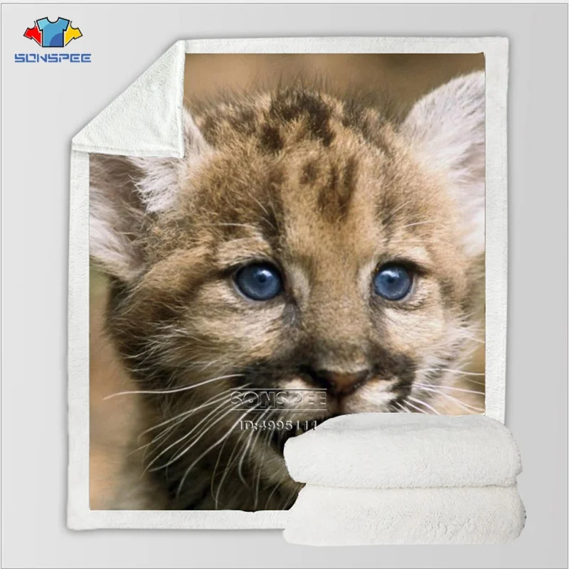 Рисунок 4 - Одеяло с 3D рисунком из мультфильма леопарда