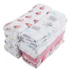 2 шт.компл. хлопок Muslin Детские Одеяло s пеленки для новорожденных Обёрточная бумага Одеяло ребенок получит Одеяло детское спальное одеяло покрывало