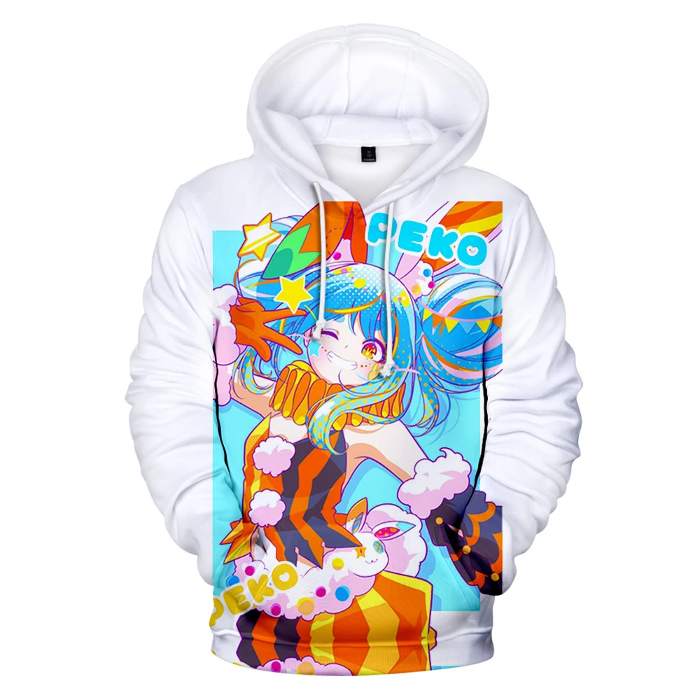 

Популярная японская Толстовка HOLOLIVE с капюшоном Usada Beijing Ora, толстовки с 3D принтом, свитшоты для мальчиков и девочек, толстовка с длинным рукав...