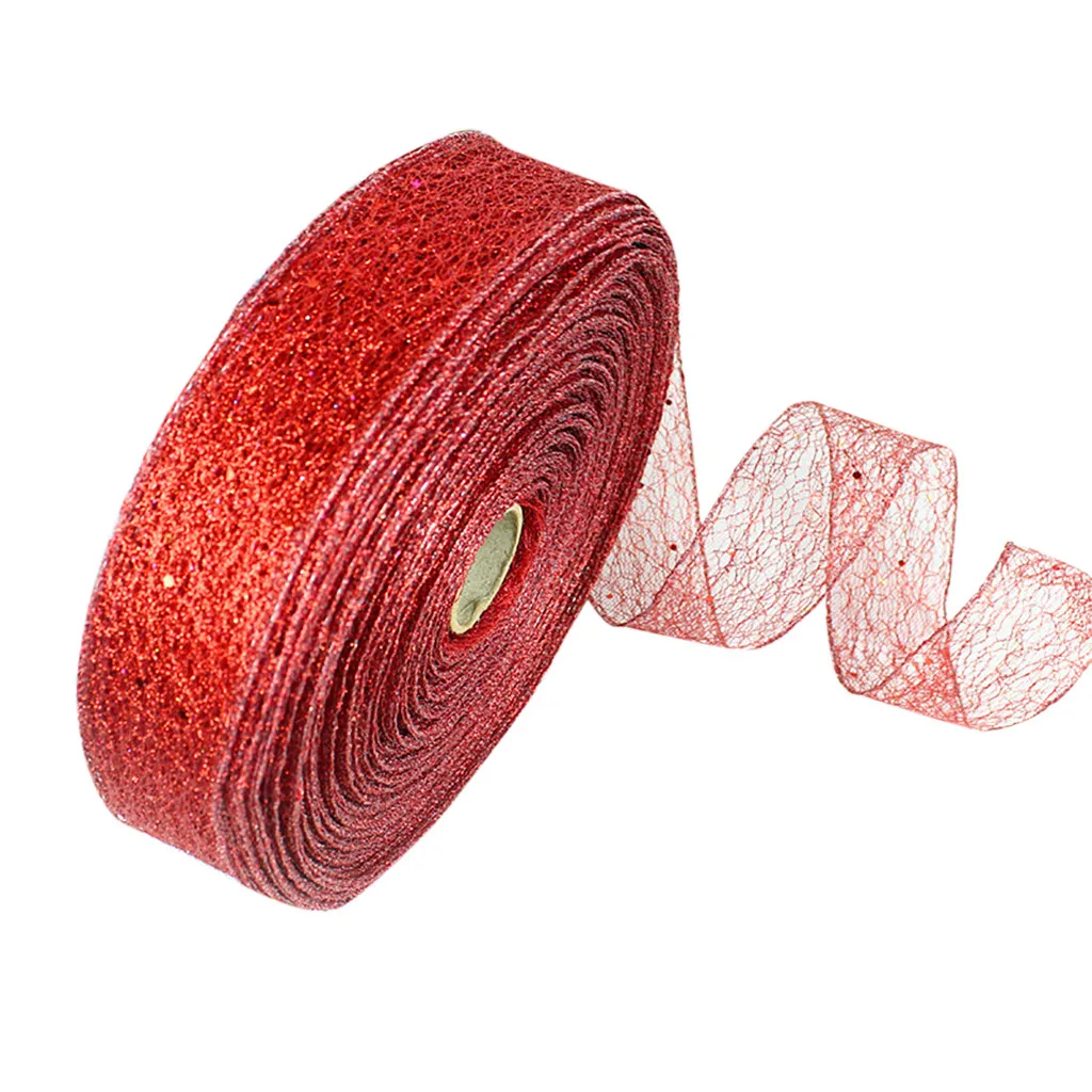 Новинка 10 м пачкающая сетчатая застежка Пылезащитная белая красная снежинка