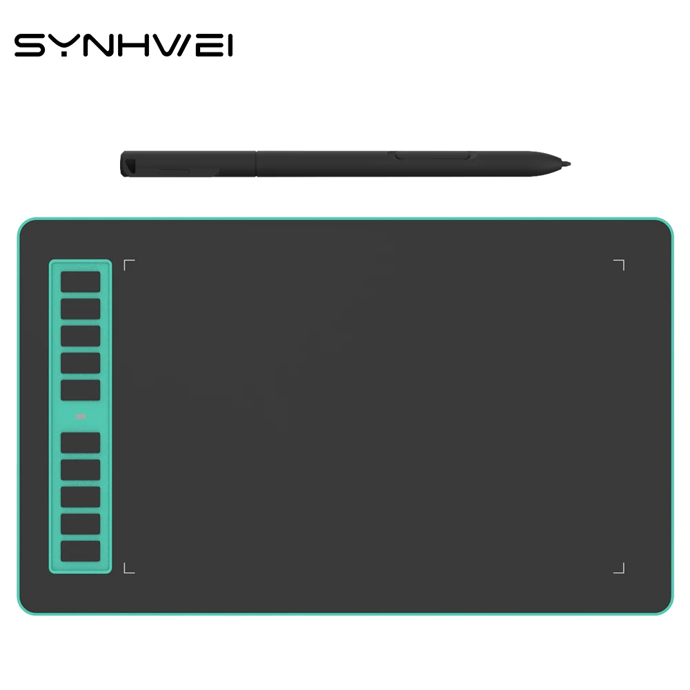 

P3 10"*6" Professional Graphics Tablet For Writing Drawing Osu 8192 Level Battery-Free Digital Pen For Android PC Windows macOS