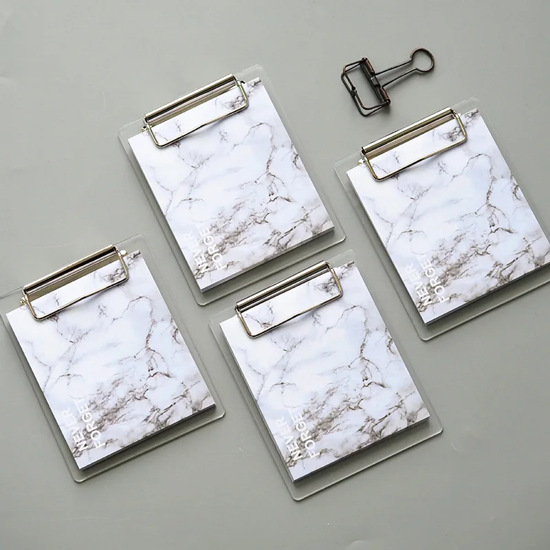 Креативная мраморная печать блокнот Липкие заметки портативный Блокнот с