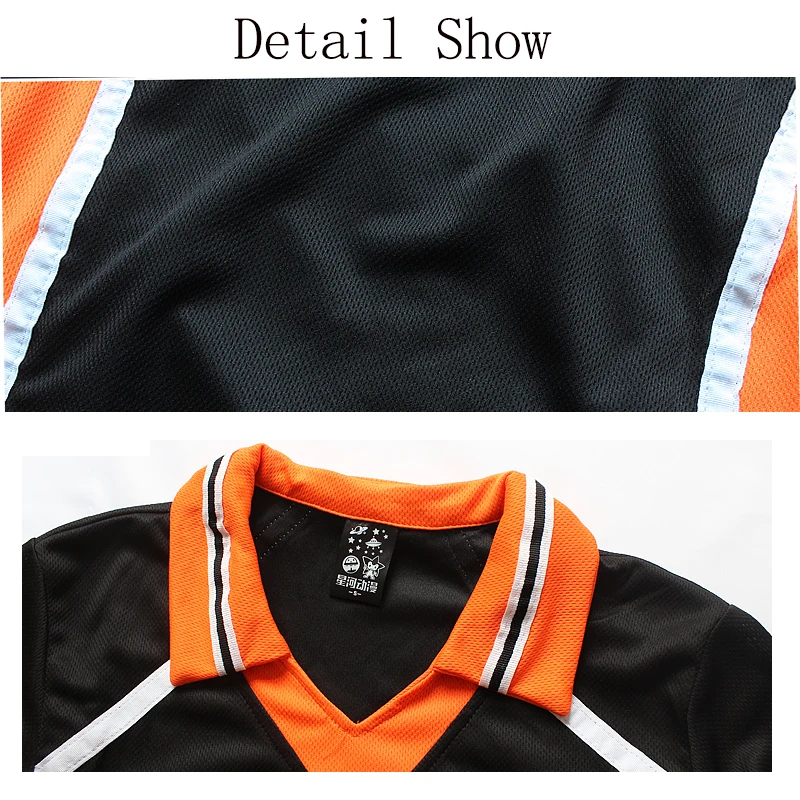 anime haikyuu cosplay costume karasuno high school volleyball club hinata shyouyou kageyama tobio sportswear jerseys uniform free global shipping