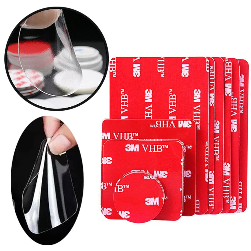 Прозрачная двухсторонняя прочная клейкая накладка HVB 3M водонепроницаемая не