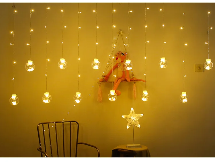 Сказочная гирлянда светодиодный шар для рождества дня рождения вечеринки