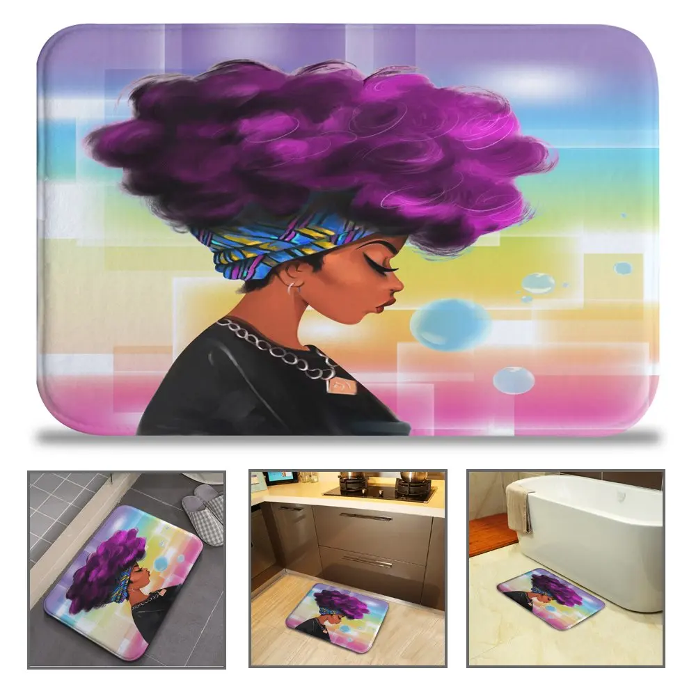 QIYI Снеговик нескользящий коврик для ванной комнаты напольный ковер