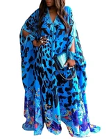 2021 african print dashiki clothes africain boubou femme plus size women dress batwing sleeve ankara dresses girl party dress