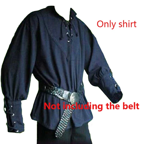 Мужская рубашка в средневековом ретро стиле